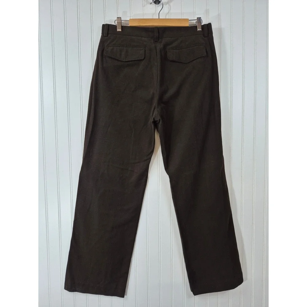 Banana Republic Dawson Mens Chinos Pants 36x31 Dark Brown Cotton Straight Leg